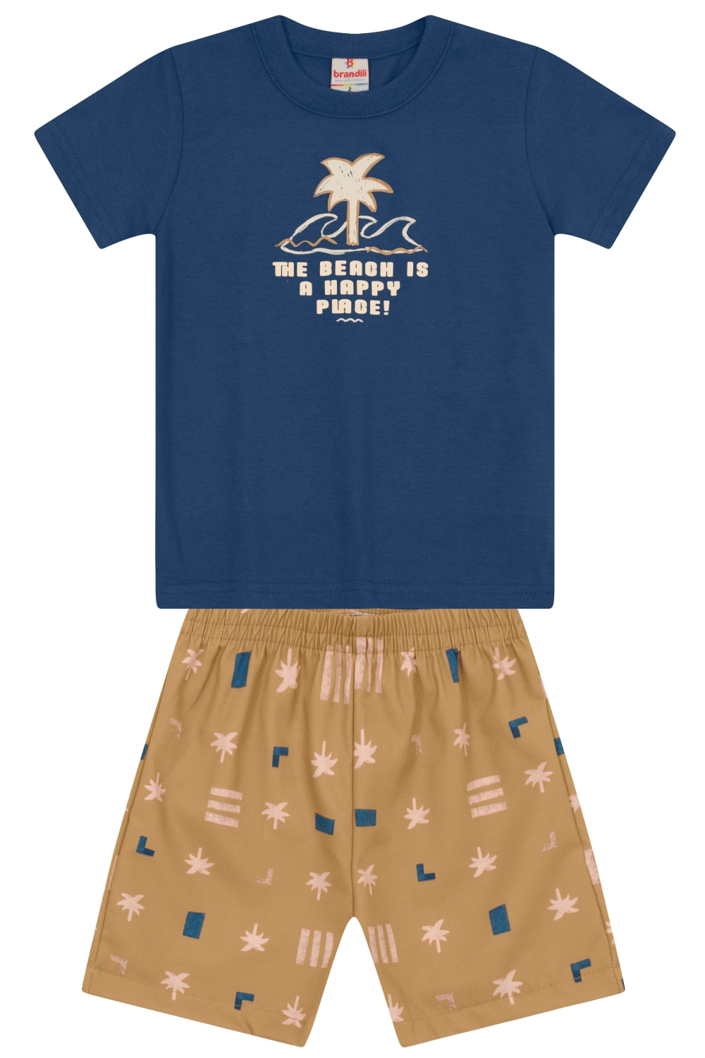 Conjunto infantil menino tropical Brandili